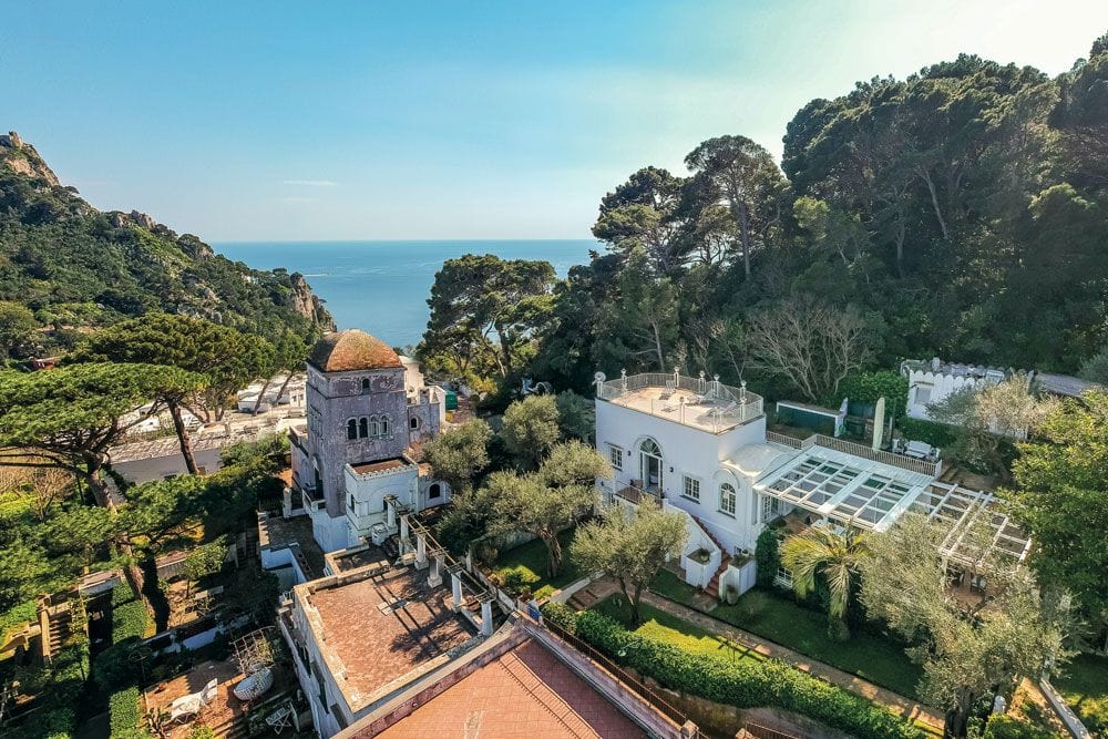 La villa di Christian De Sica a Capri (Courtesy of Lionard)