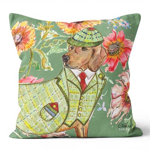 In copertina: Cottage Floral Hound Cushion @Claire Louise