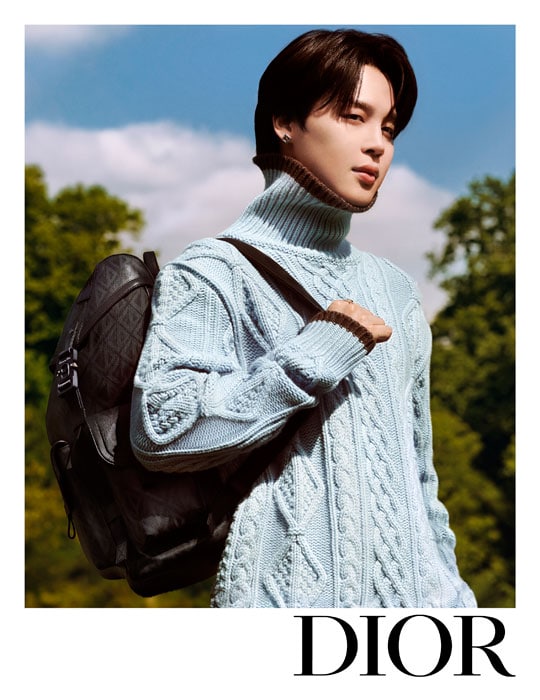 SPRING 2024 ADV CAMPAIGN WITH JIMIN DIGITAL IMAGES BY ALASDAIR MCLELLAN da Dior Presse Homme