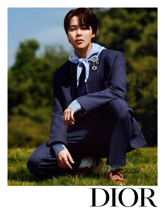 SPRING 2024 ADV CAMPAIGN WITH JIMIN DIGITAL IMAGES BY ALASDAIR MCLELLAN da Dior Presse Homme