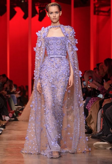 Elie Saab sfilata a Parigi - @Courtesy Press Office