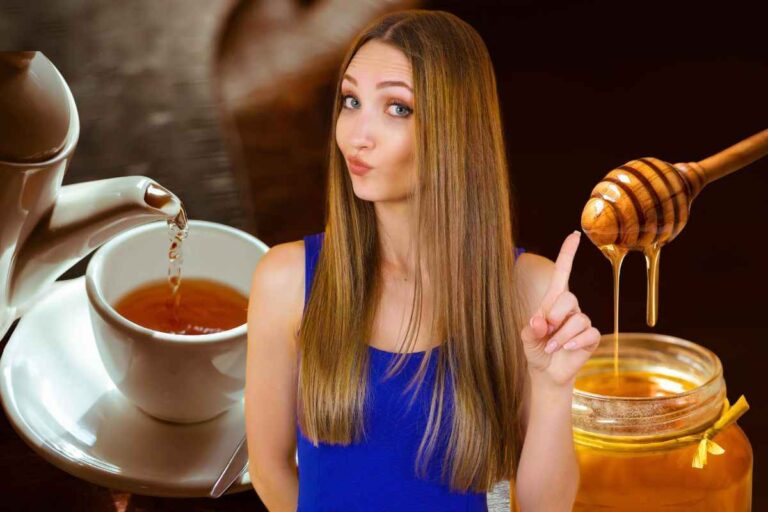 aggiungere miele al tè