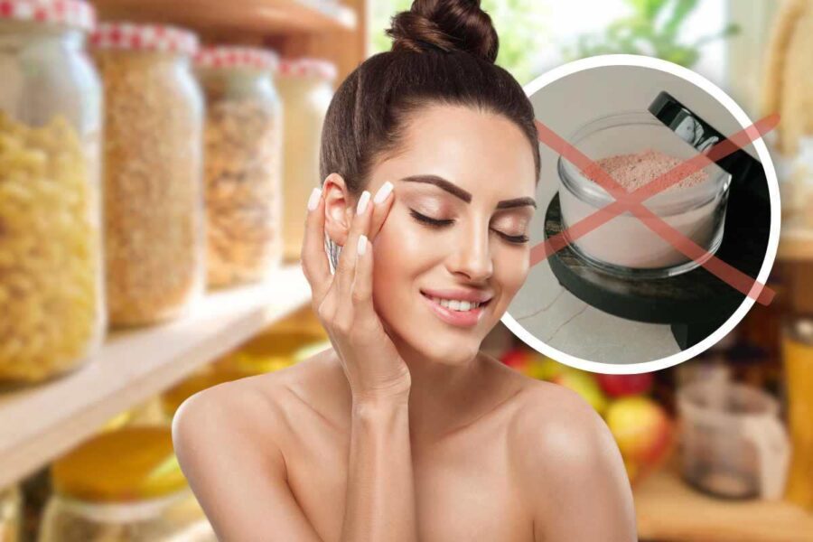 pelle opacizzata senza cipria