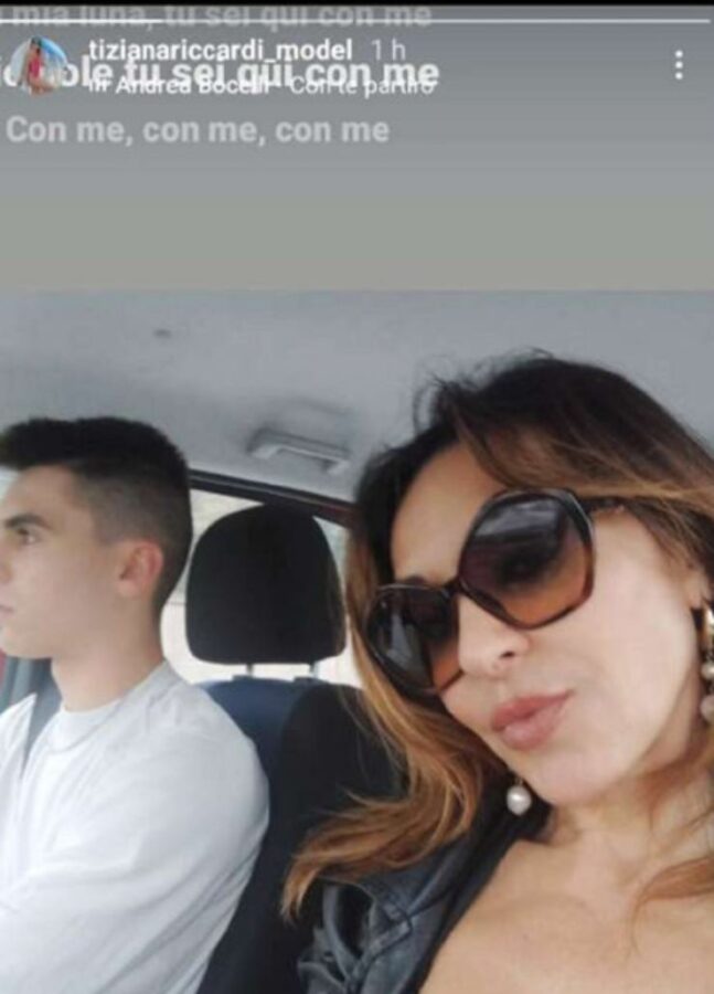 Tiziana Riccardi ha un figlio adolescente