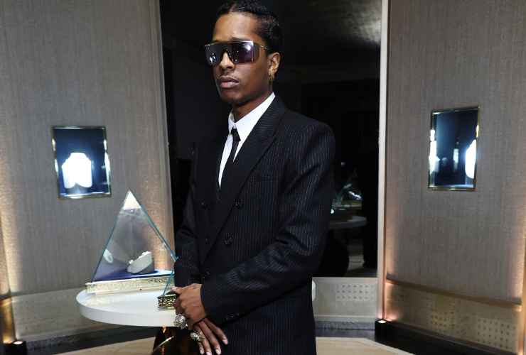 A$AP Rocky alla presentazione della collezione Tiffany by Pharrell Williams