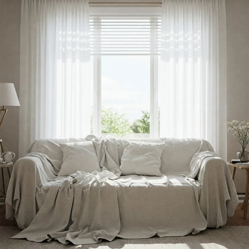 affaccio su finestra con divano