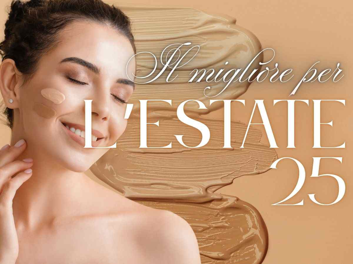 donna con fondotinta