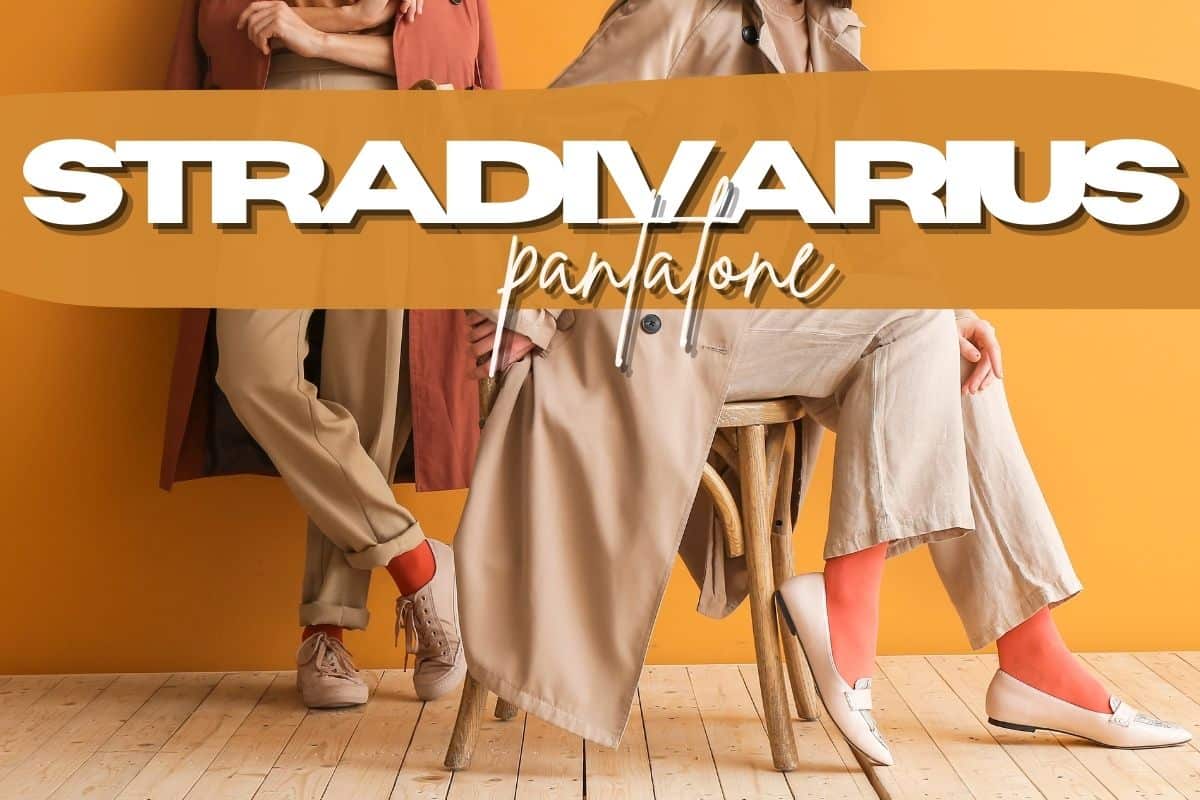 donne in posa con pantaloni eleganti