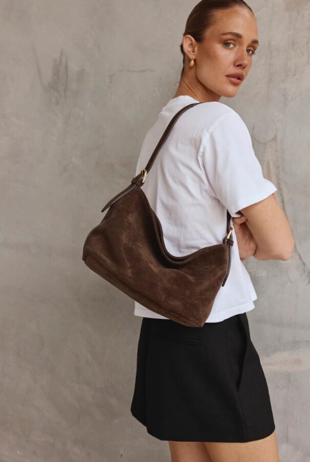 borsa marrone cioccolato