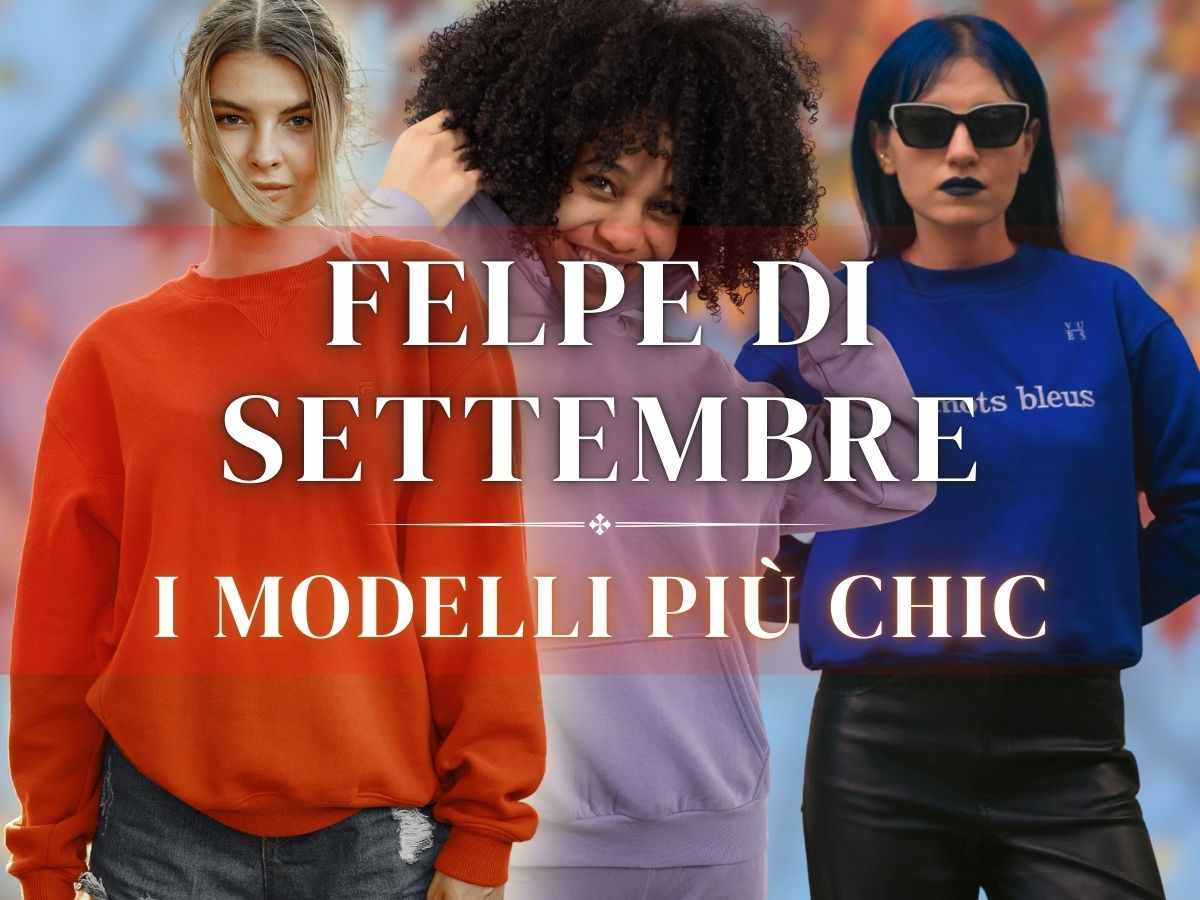 donne con felpe sportive