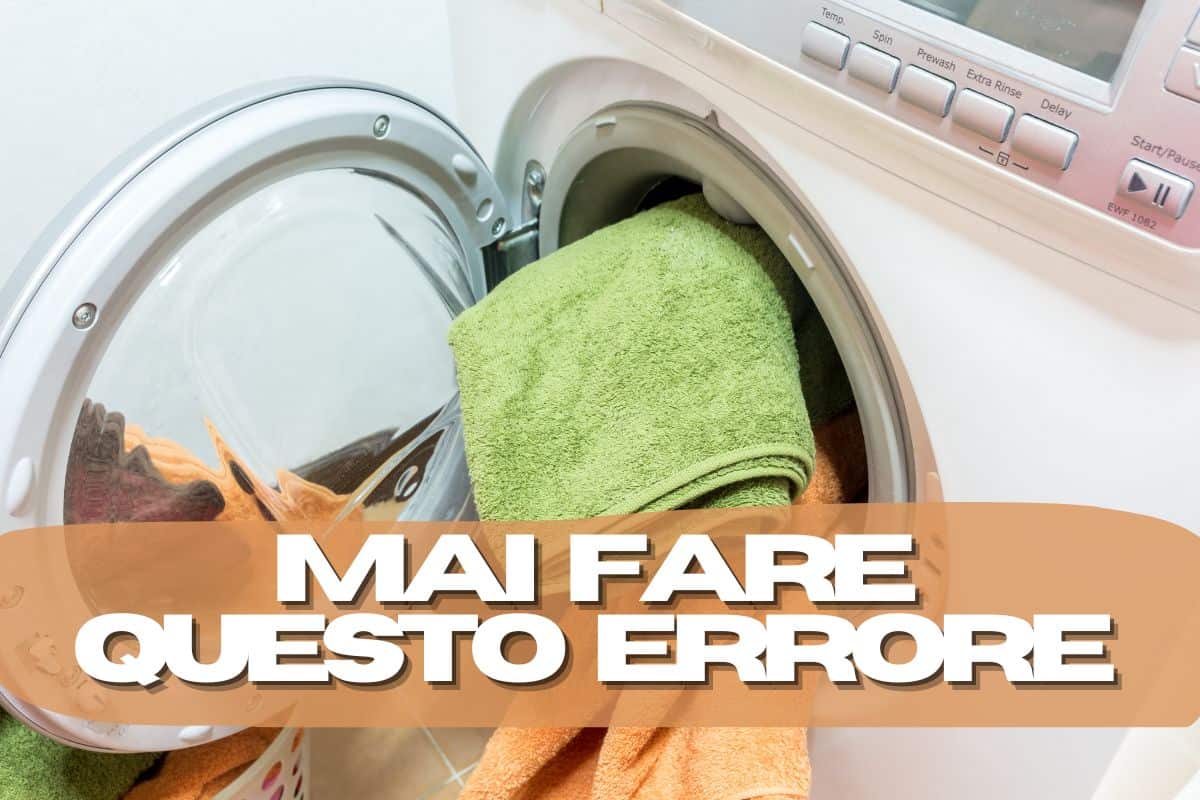 bucato in lavatrice