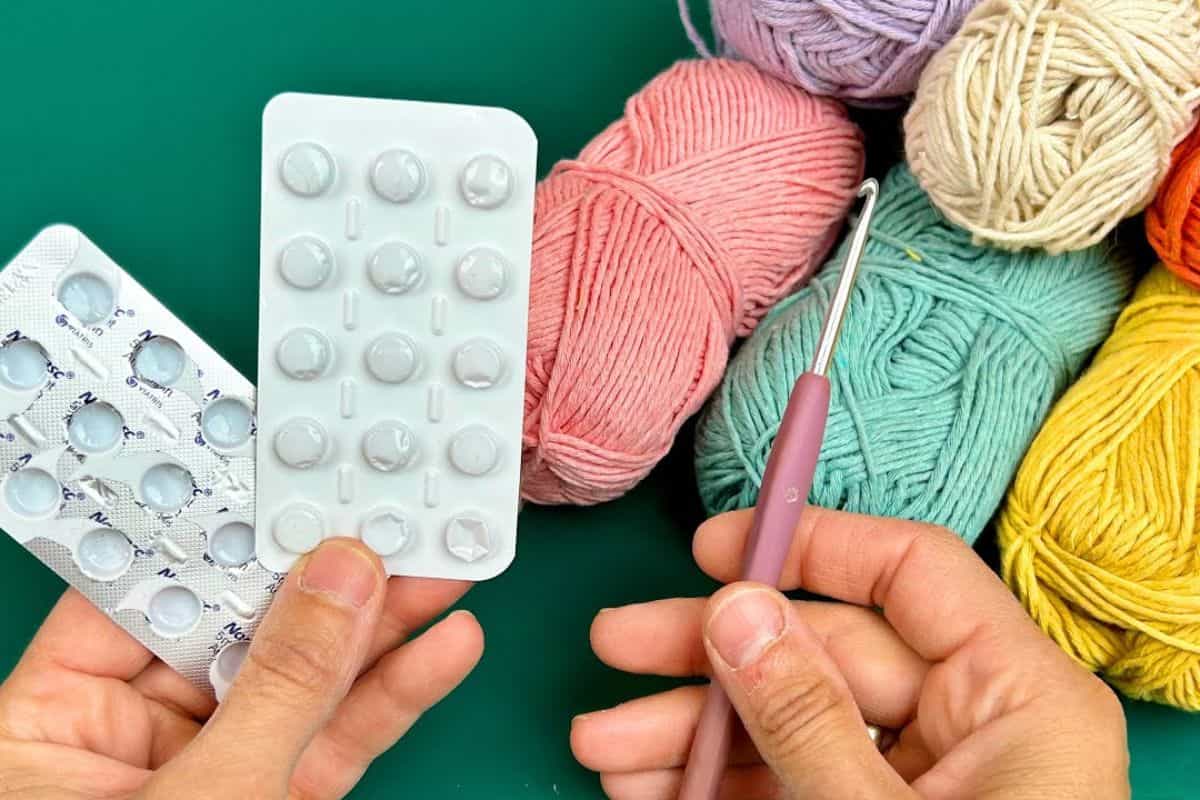 blister e fili d cotone