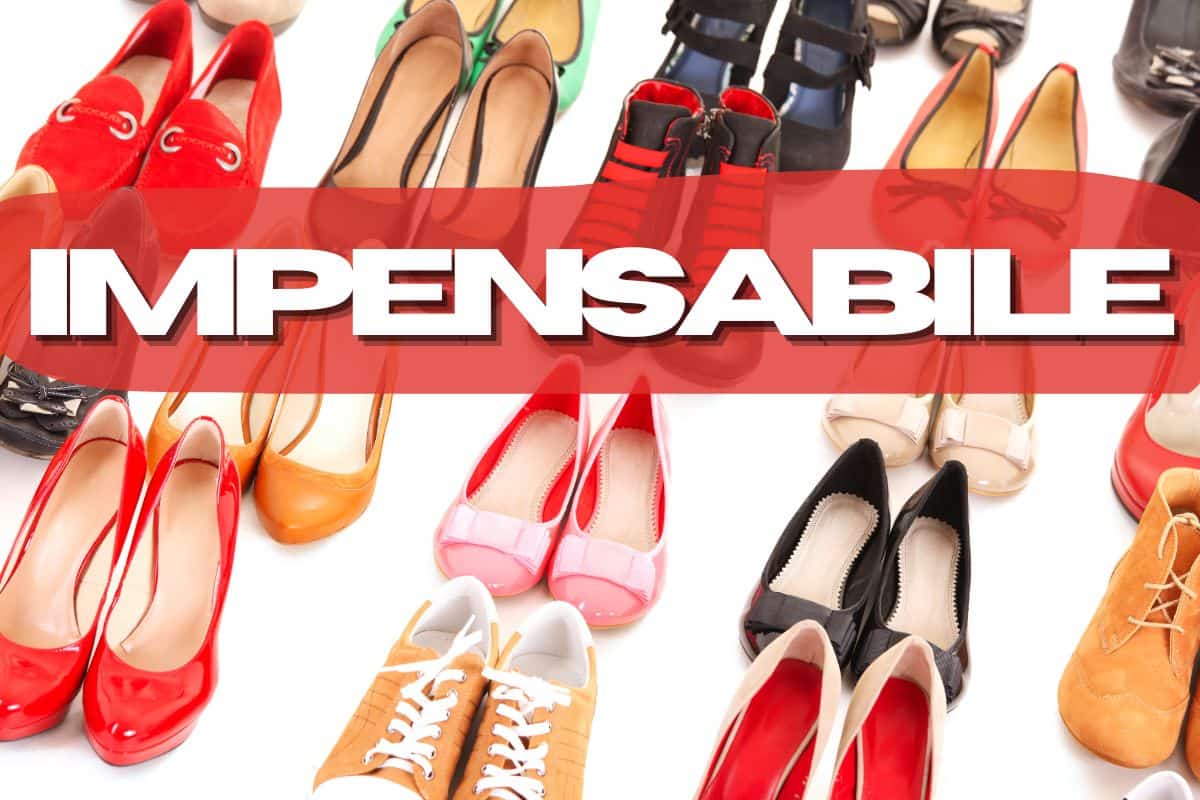 scarpe e scritta in primo piano