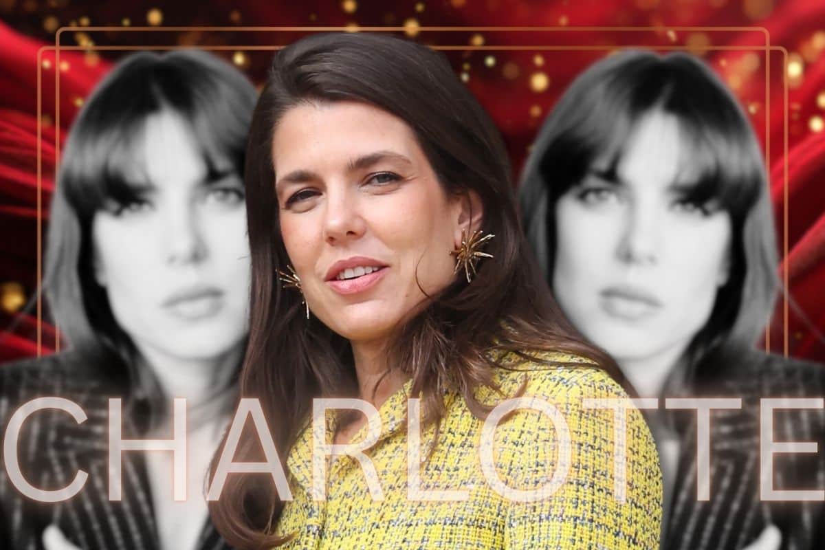 Charlotte Casiraghi col tailleur borgogna è da copiare in queste feste natalizie: classico sì, ma con un tocco di stile