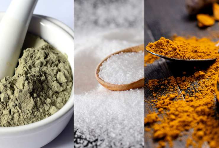 argilla verde, sale marino e cannella 