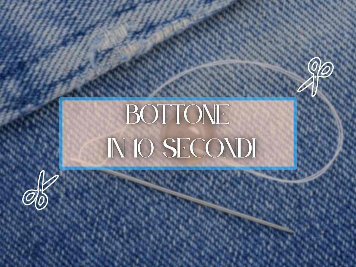 Il trucco di cucito che ti fa attaccare un bottone in 10 secondi e ti fa dire addio alle sarte