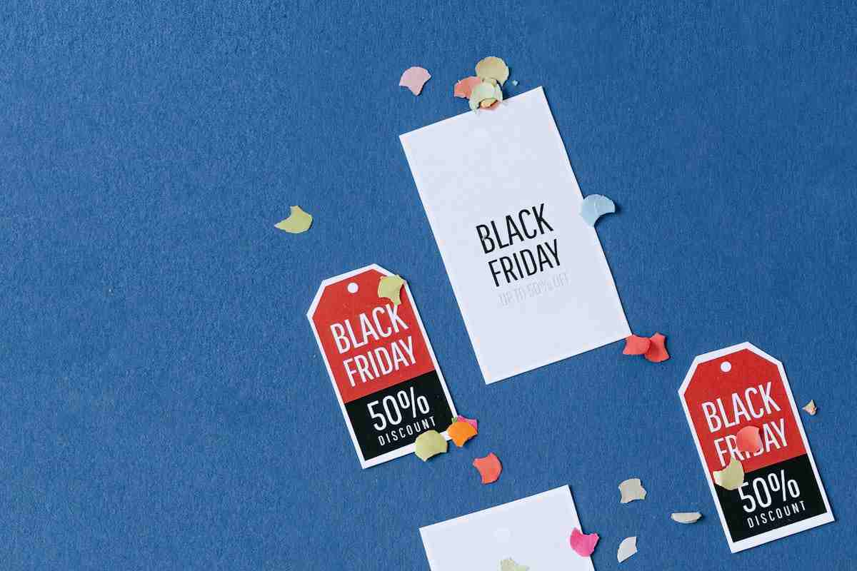 etichette black friday