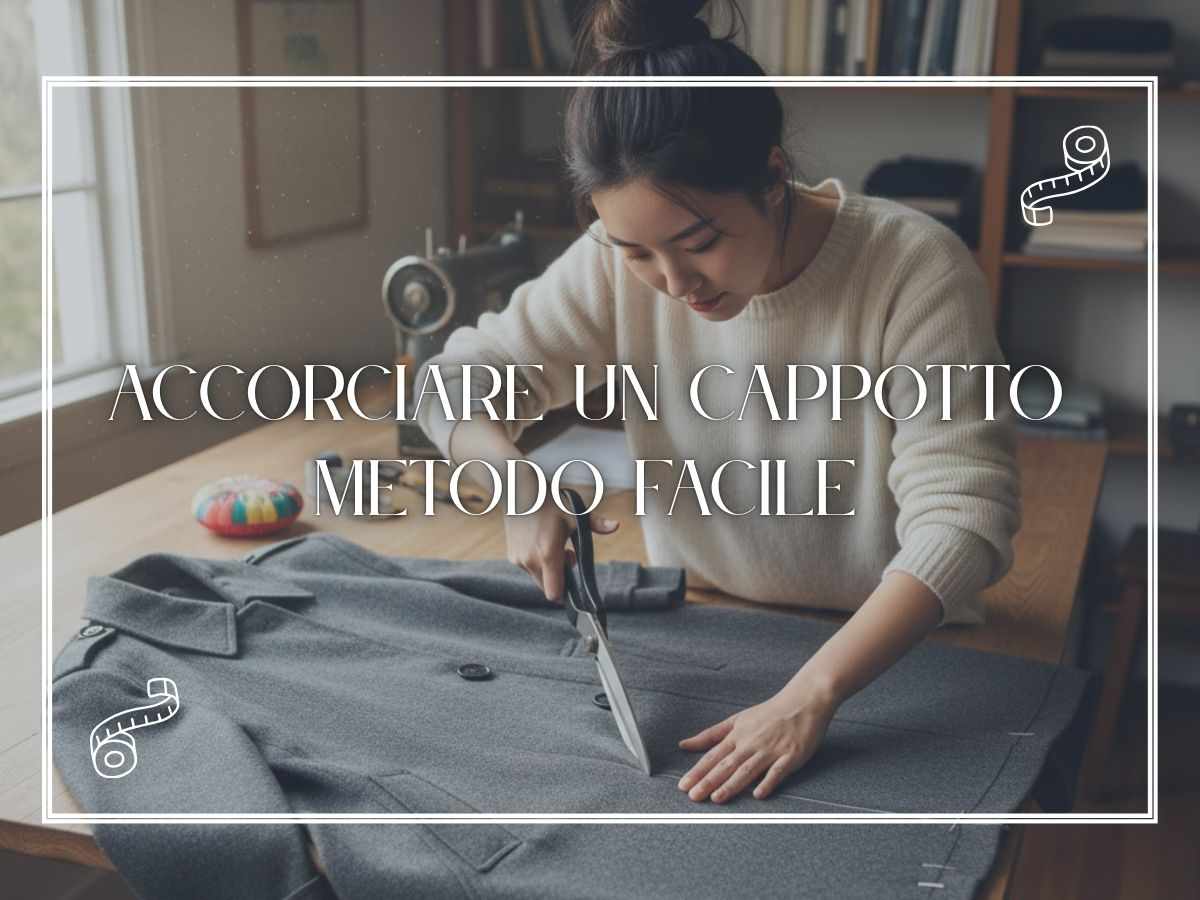 Il trucco di nonna per accorciare un cappotto troppo lungo: faccio andare in rovina le sarte perché lo fai gratis