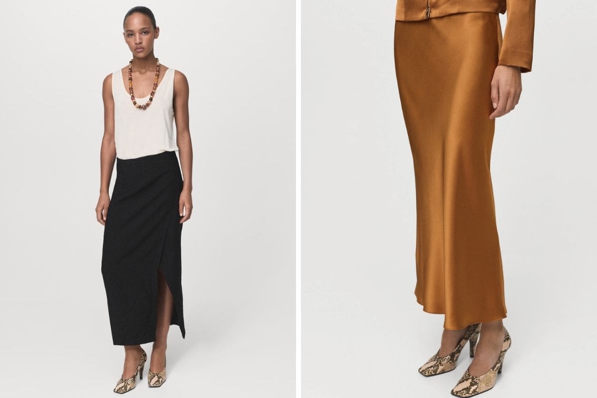 Donne con gonne midi