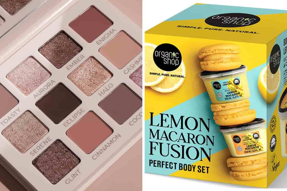 Palette ombretti e crema corpo