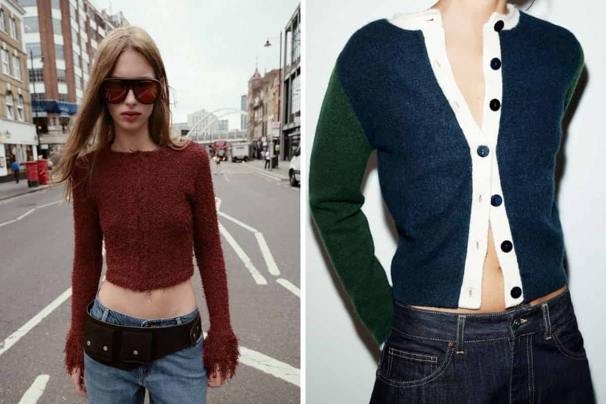 Donne con maglioni Zara