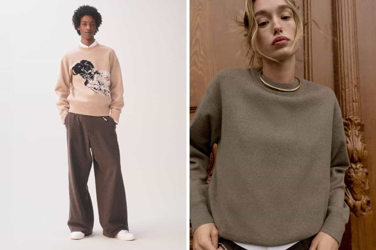 Donne con maglioni Zara