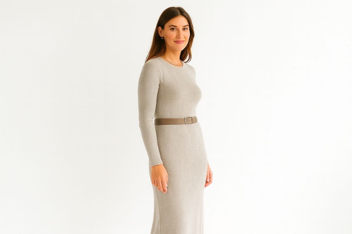 Donna con abito lungo