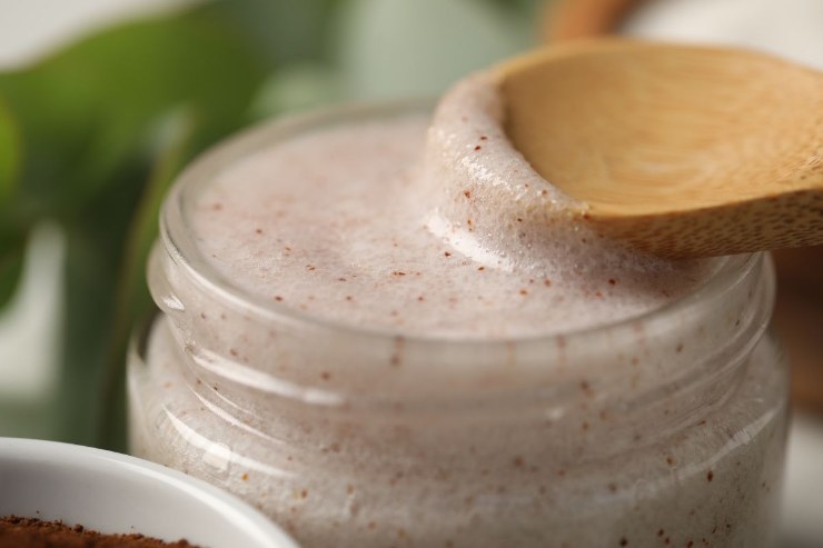 scrub in un barattolo