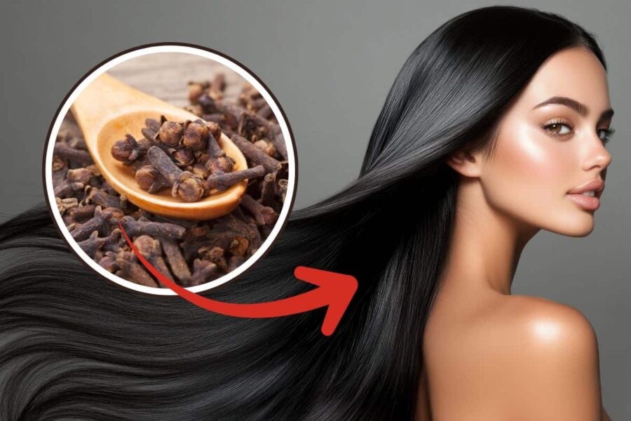 Chiodi di garofano e capelli neri