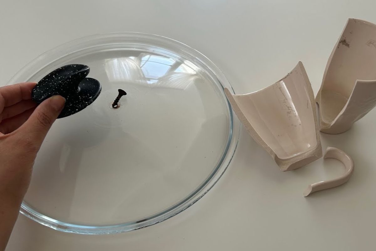 Guarda cosa ho fatto con un vecchio coperchio di una pentola e una tazza rotta