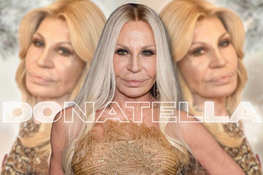 3 inquadrature Donatella Versace