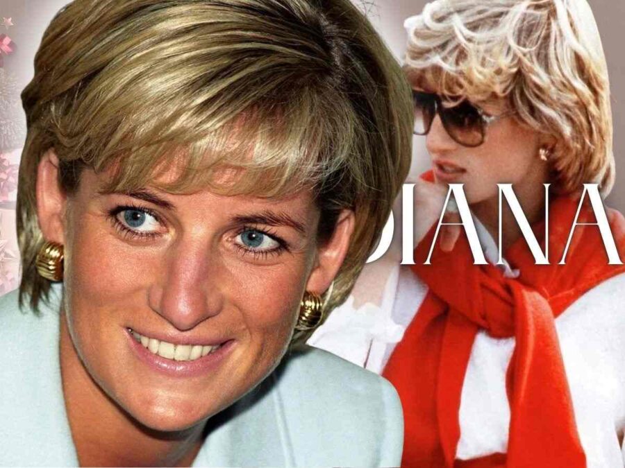 lady diana in primo piano sorridente
