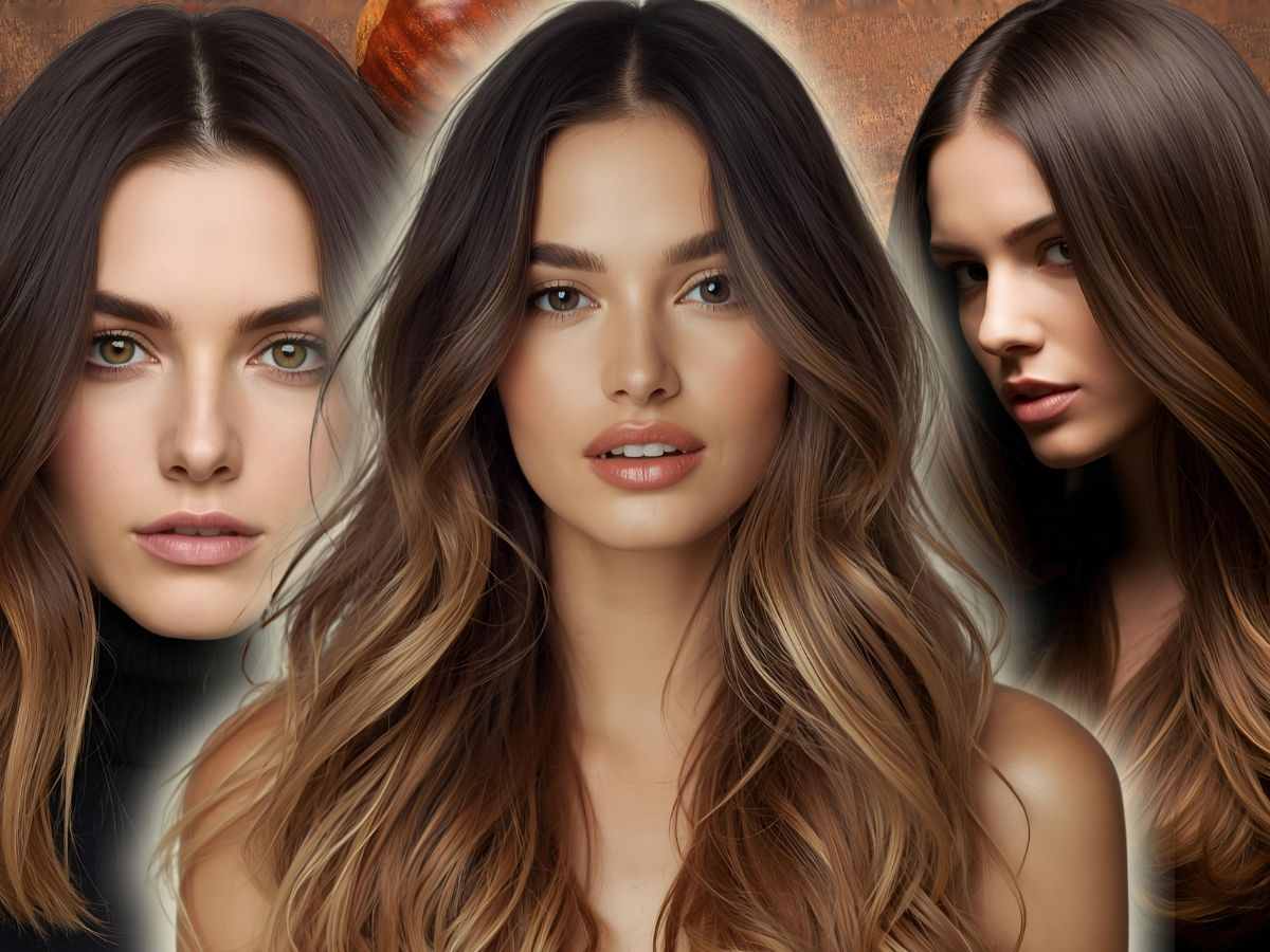 modelle con sfumature di biondo e castano