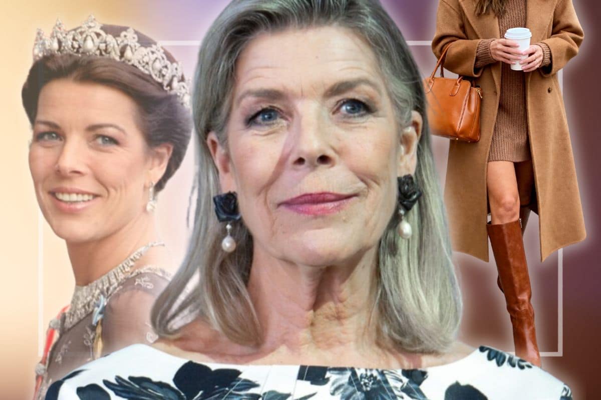 Il cappotto cammello di Carolina di Monaco è l’asso nella manica delle feste