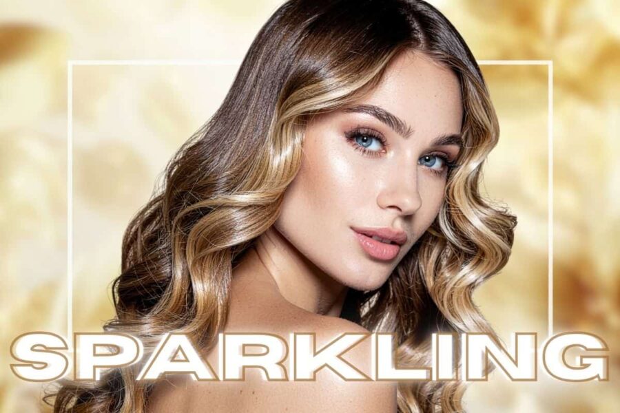 Viso donna con fondotinta luminoso