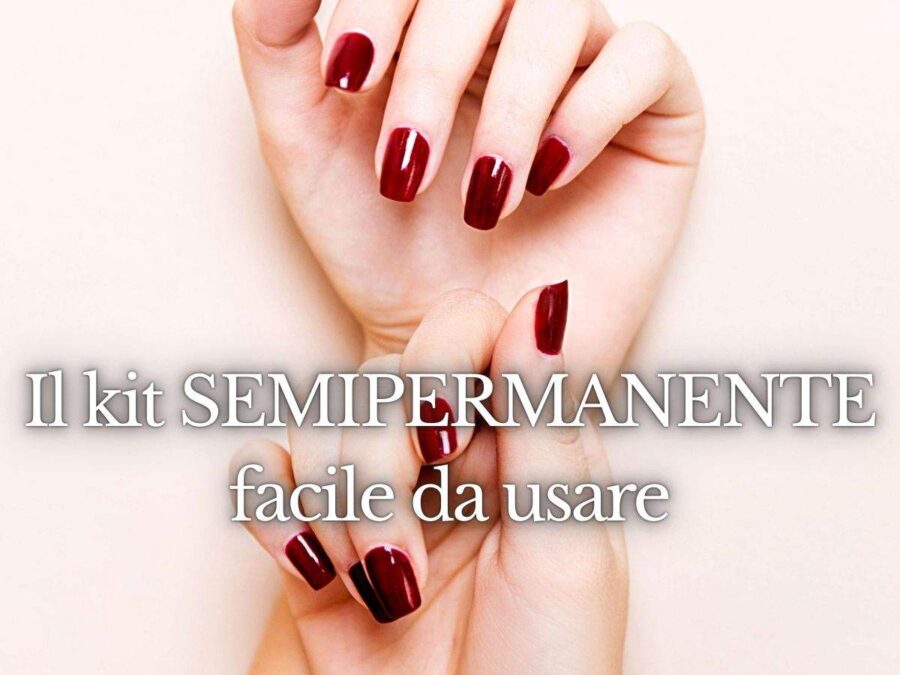 unghie di donna color bordeaux