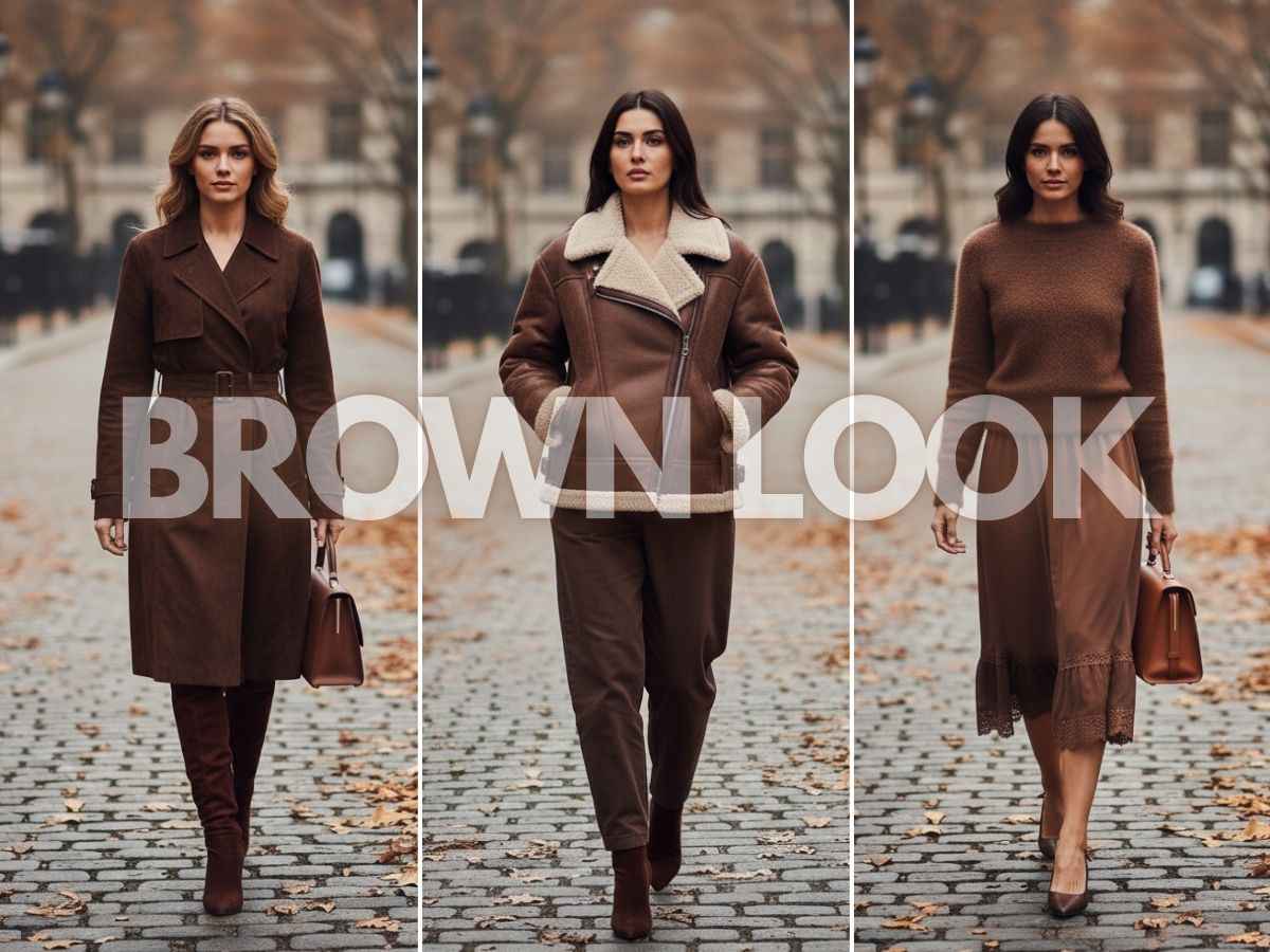 Se pensi che sia da vecchia ti sbagli: il look marrone adesso è più giovanile e ricercato come non mai