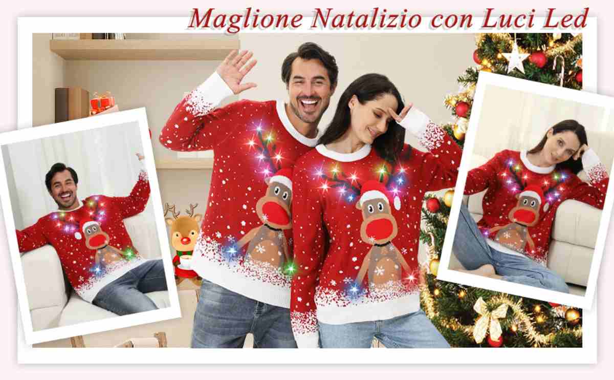 screen pagina amazon maglione natale