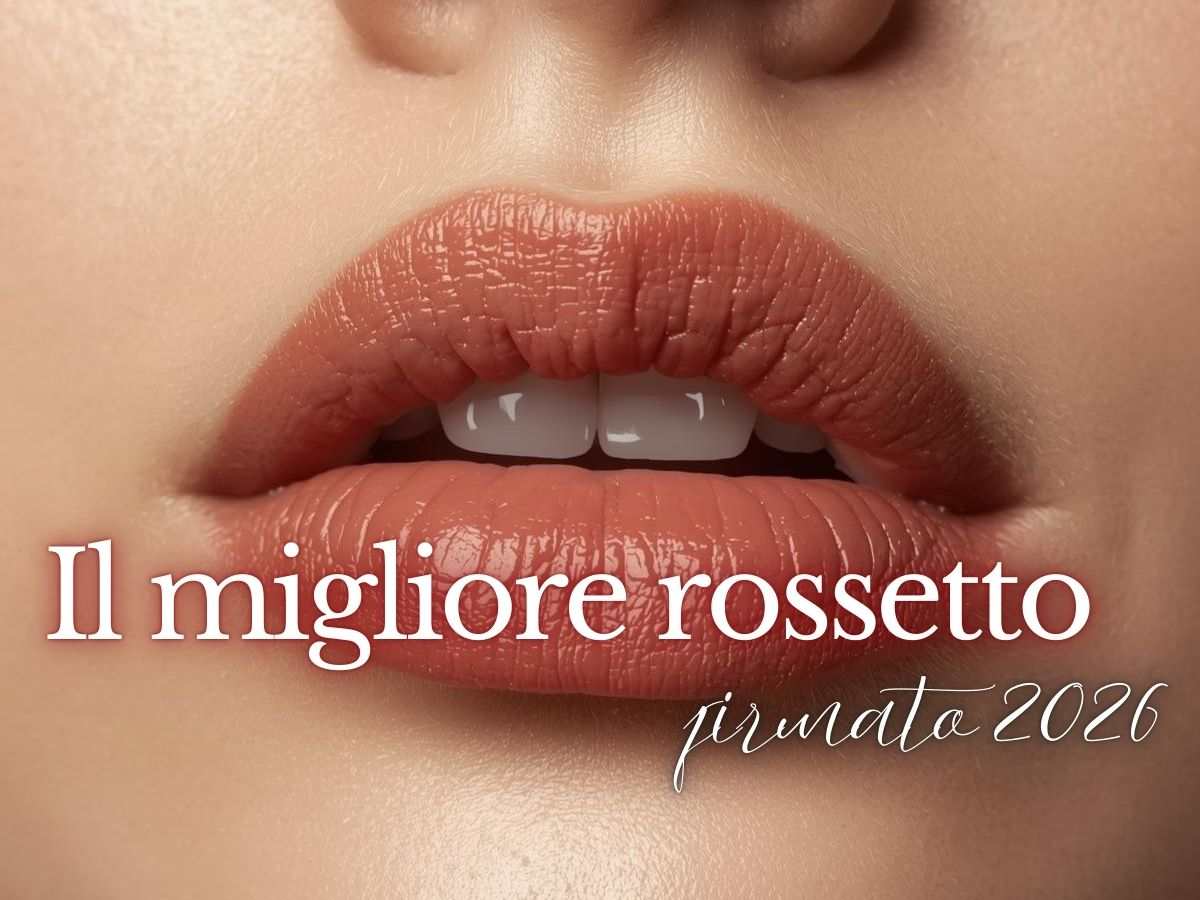 labbra di donna con tinta labbra color mandorla