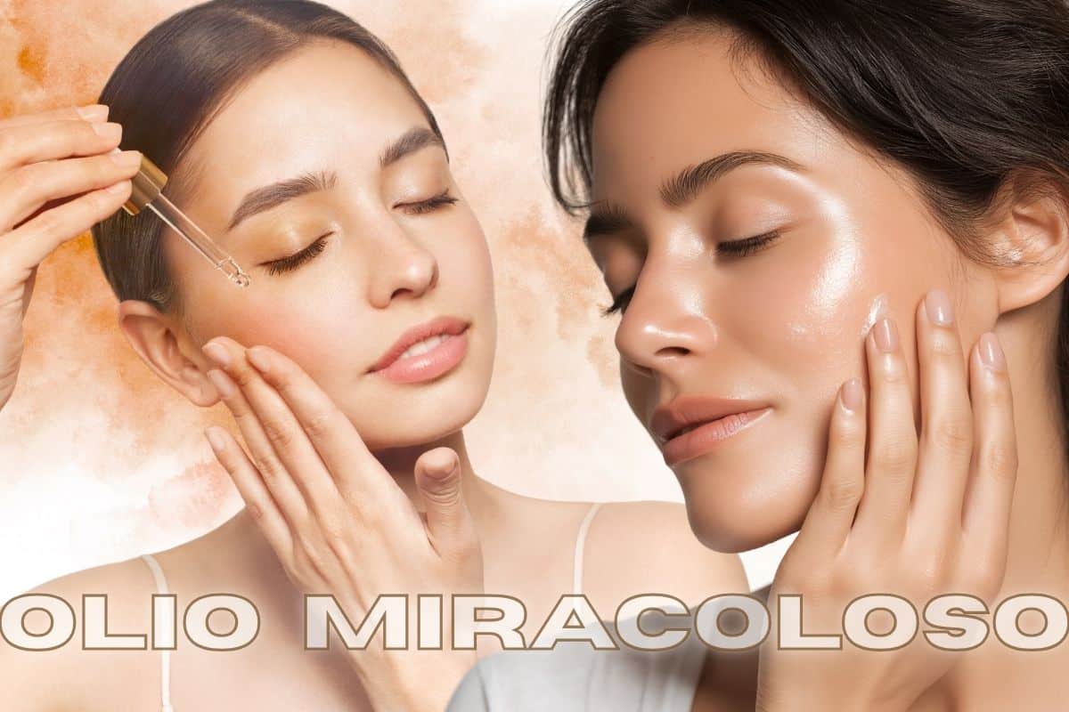 2 donne con olio sul viso