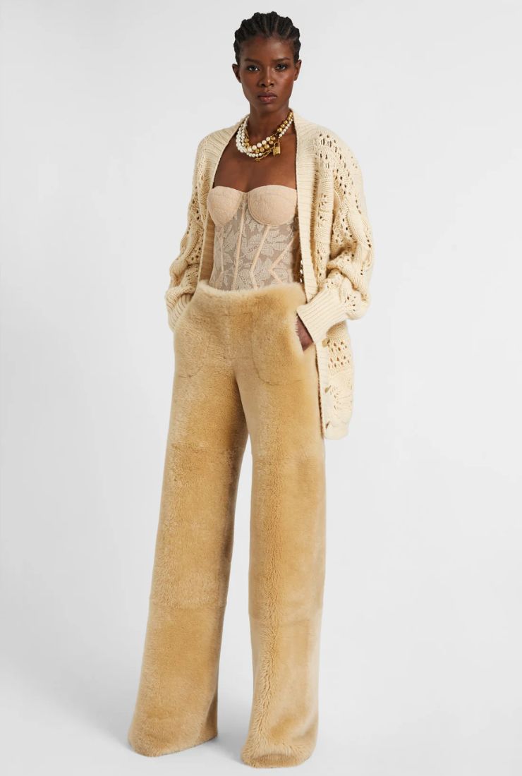 Pantalone di pelliccia