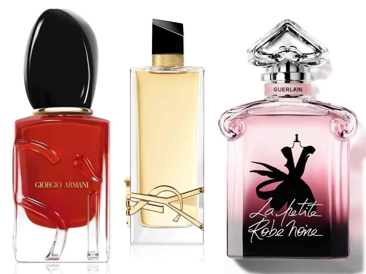 si armani, libre yves saint laurent e le petit noire guerlain