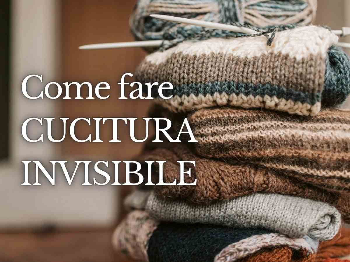 Il trucco di nonna per fare la cucitura invisibile: addio buchi su pantaloni e maglioni, è facilissimo – VIDEO