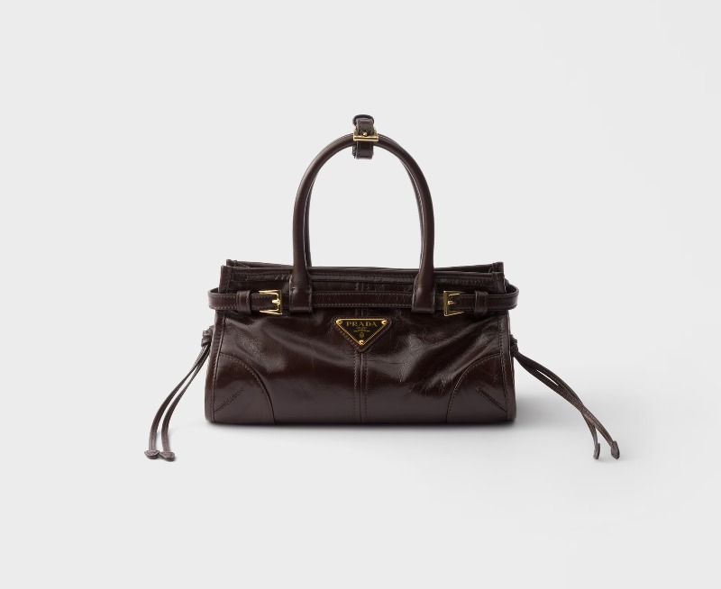 borsa prada marrone