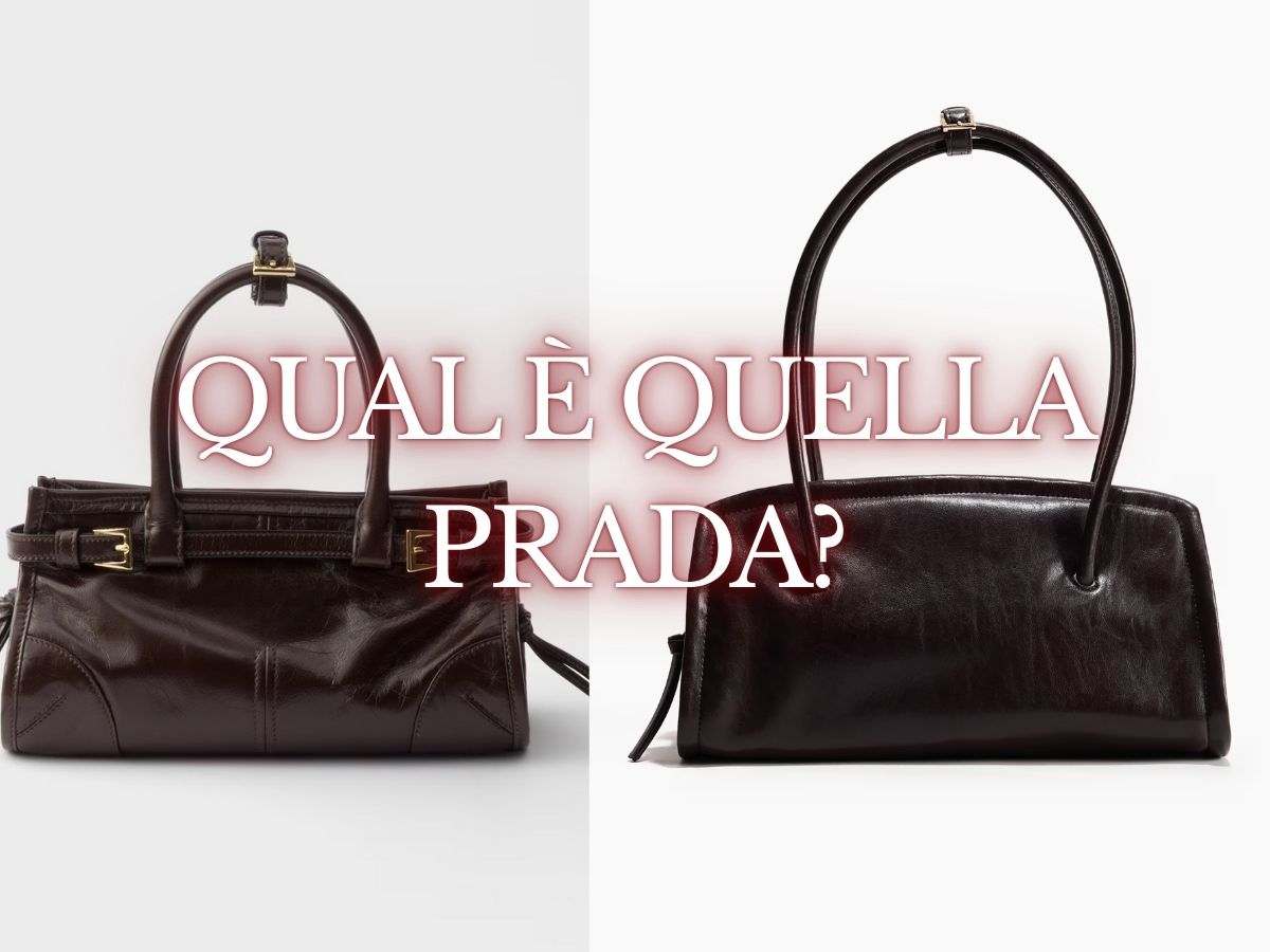 borsa prada e H&M messe a confronto