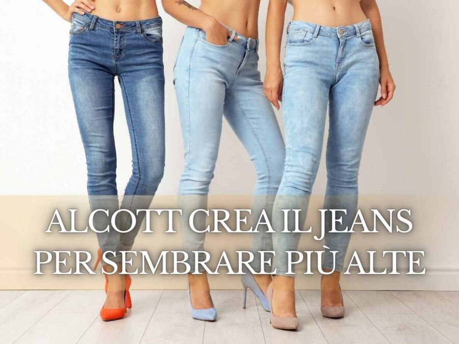 donne indossano diverse tipologie di jeans
