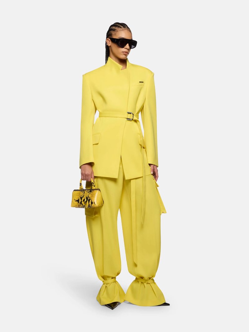 completo gabardine the attico giallo