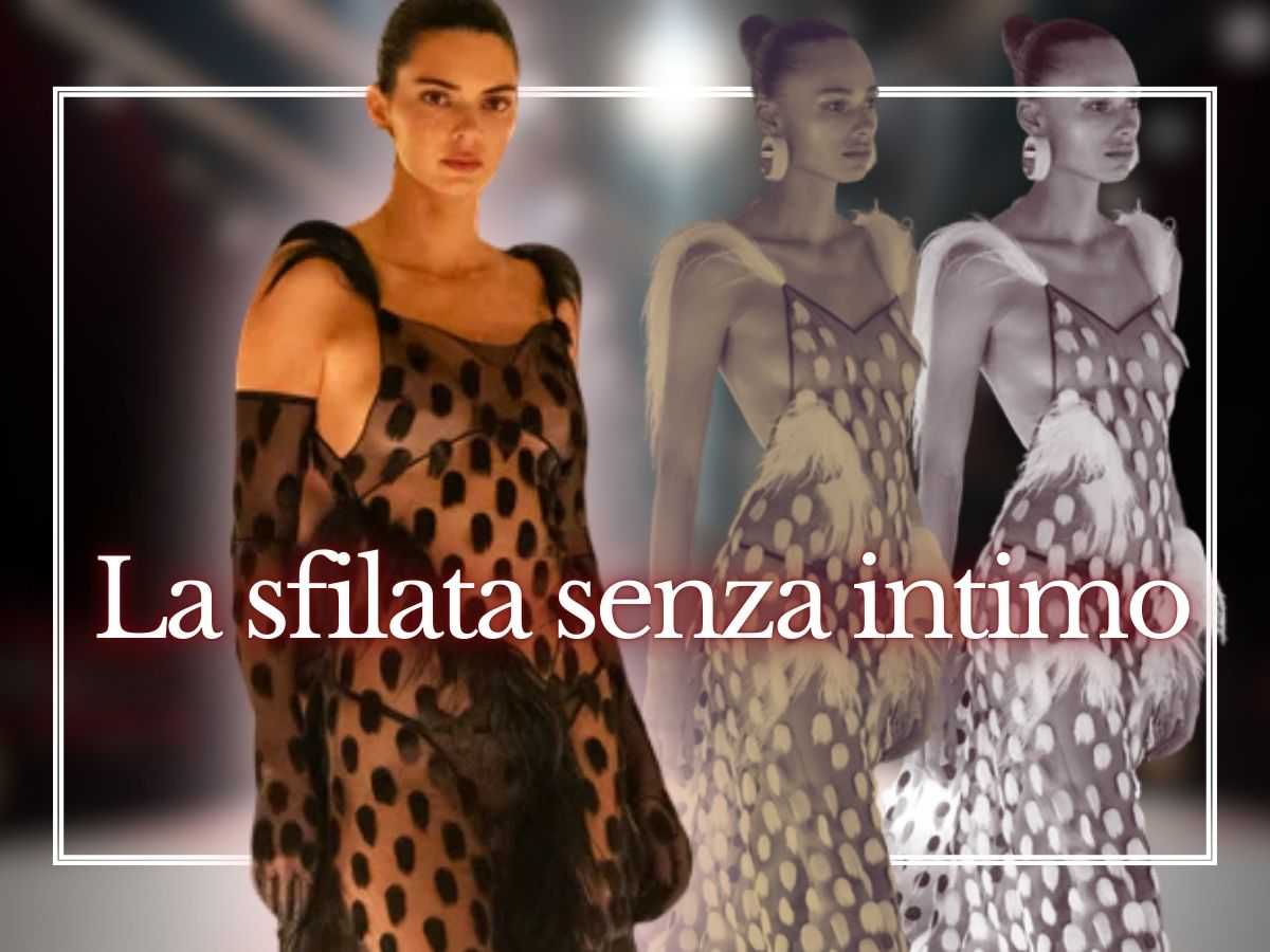 In passerella senza intimo: Schiaparelli rompe lo schema e scuote il mondo della moda alla FW