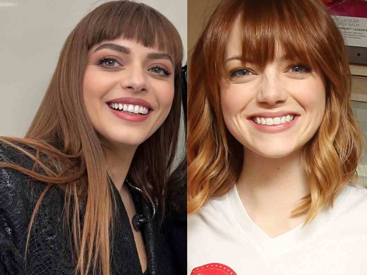 annalisa e emma stone sorridenti