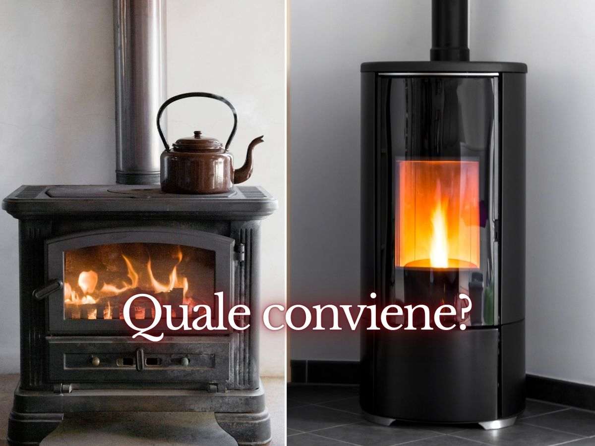 Stufa a pellet o a legna, ecco quale conviene davvero: la reale verità